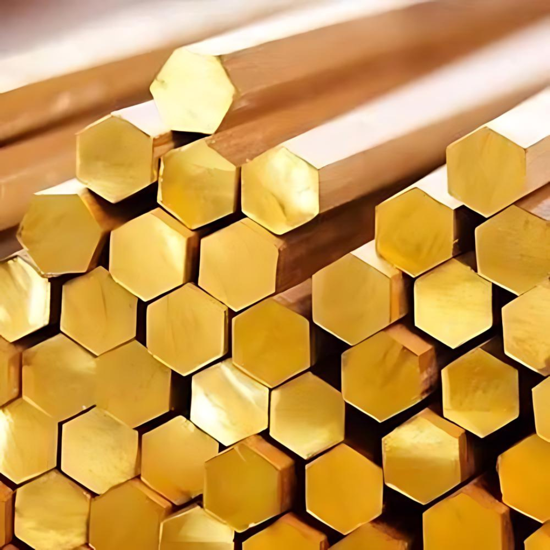 CZ121 Brass Hex Bars